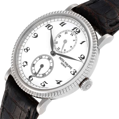 patek philippe 5034 white gold|Patek Philippe Calatrava Travel Time White Gold Mens Watch .